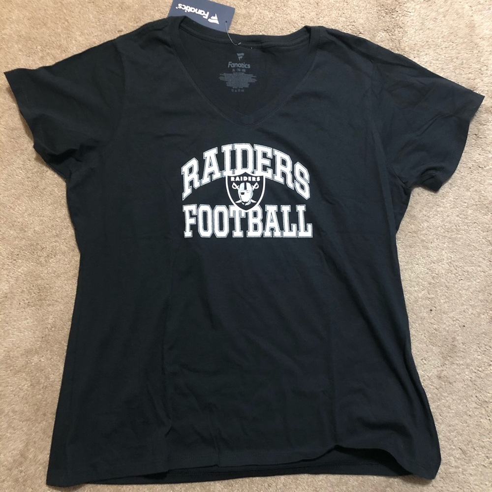 $NEW$ Women’s Raiders SS Tee - Size XL - Black
